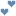 two pixel hearts